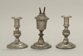PEWTER WHALE OIL LAMPCirca 183