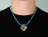 PEYOTE BIRD STERLING TURQUOISE