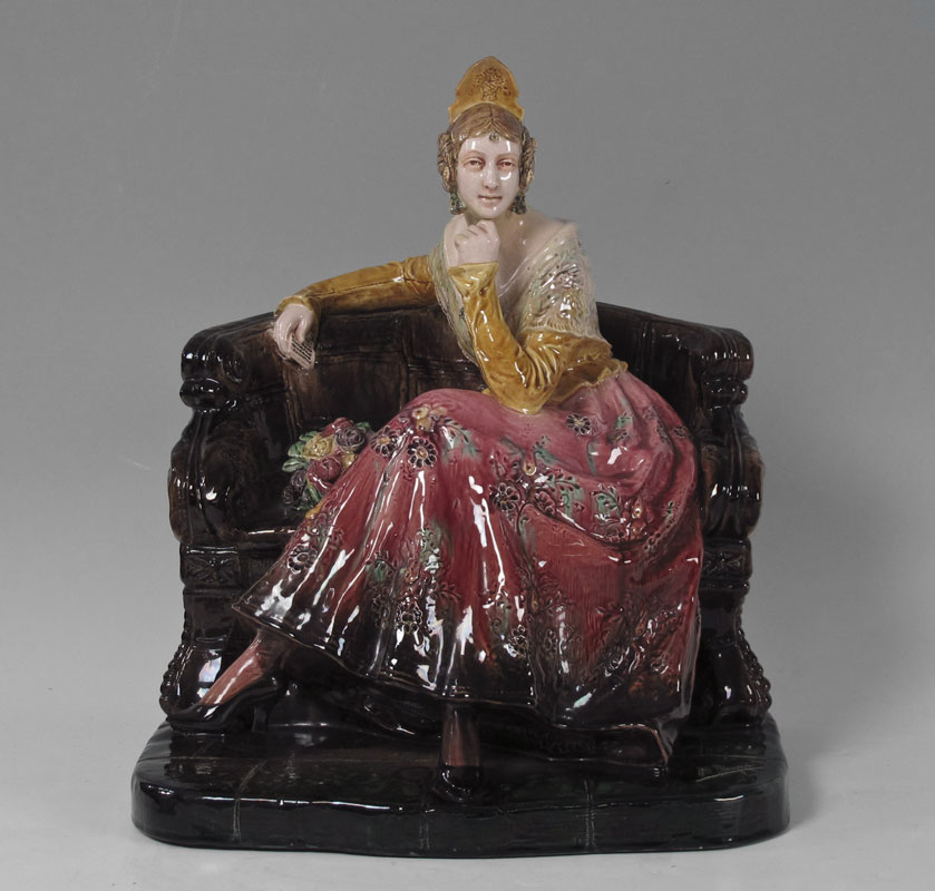 PEYRO A. (Spanish): Seated Senorita