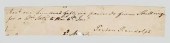 Peyton Randolph signed receipt