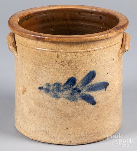 PFALTZGRAF STONEWARE CROCK, 19TH