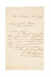 P.G.T. BEAUREGARD AUTOGRAPH NO