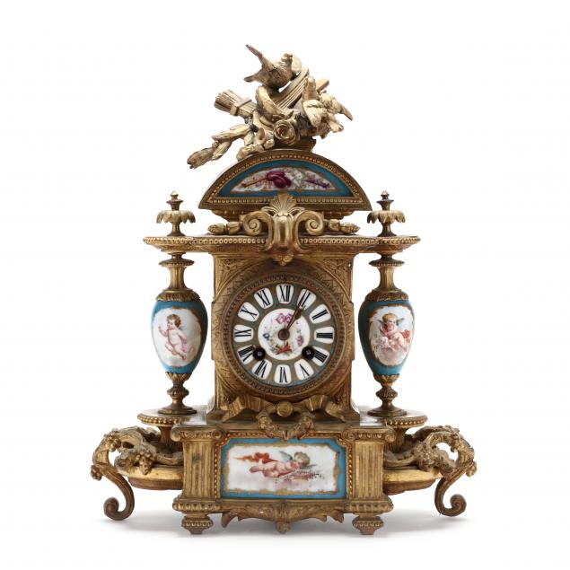 P.H. MOUREY GILT BRONZE AND
