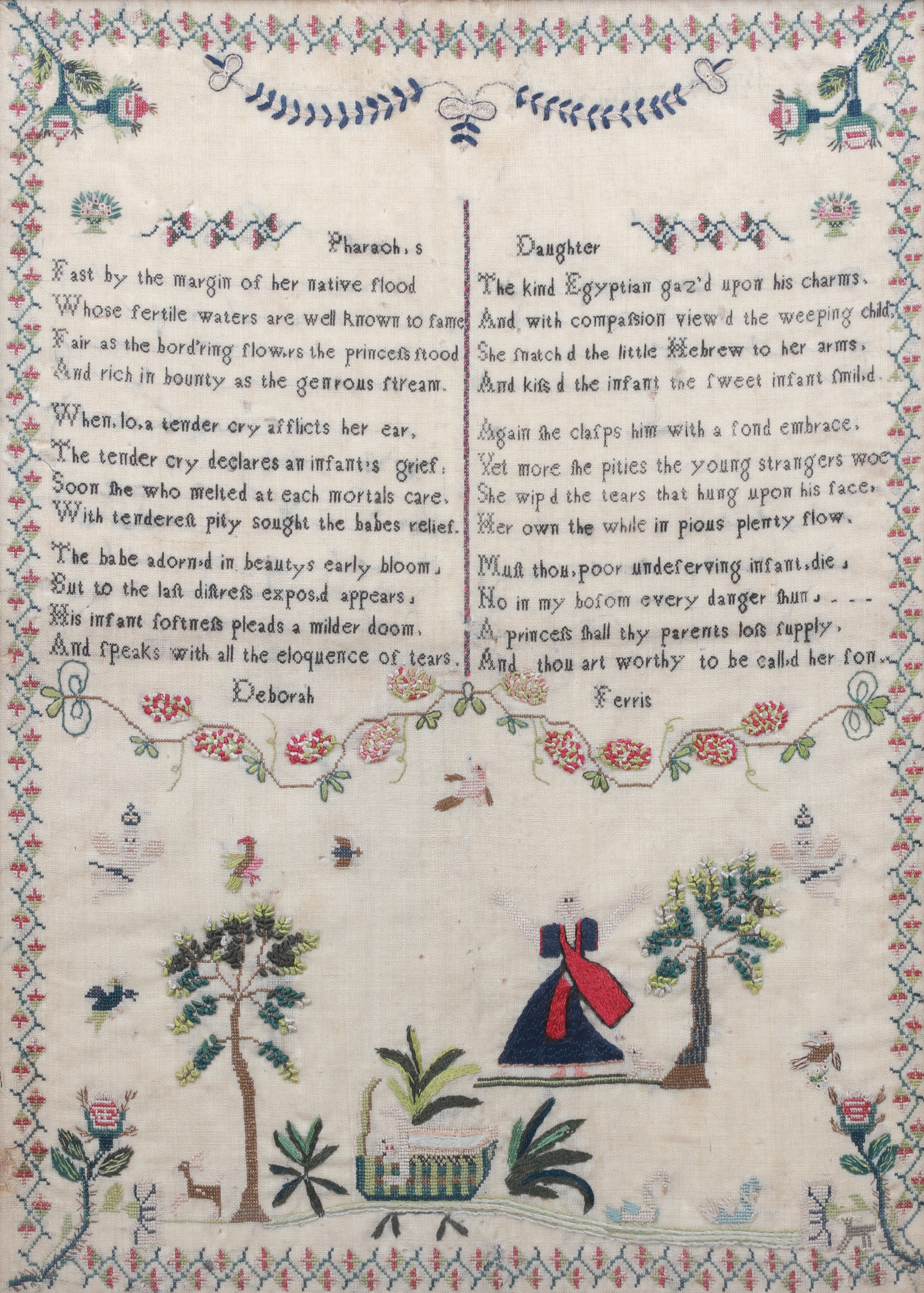 Pharaoh's Daughter embroidered &