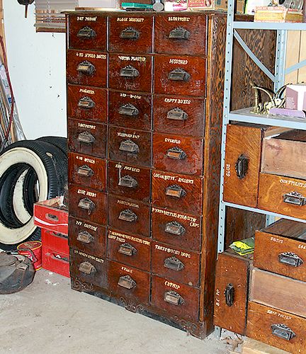 PHARMACY CABINETCa. 1910- A