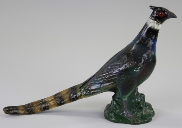 PHEASANT DOORSTOP Very rare cast