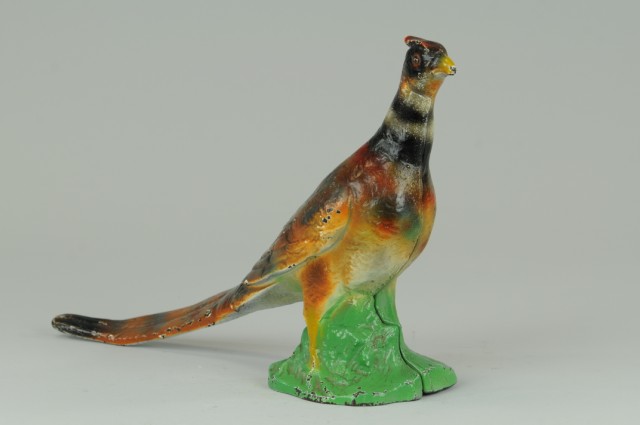 PHEASANT DOORSTOP Very rare cast