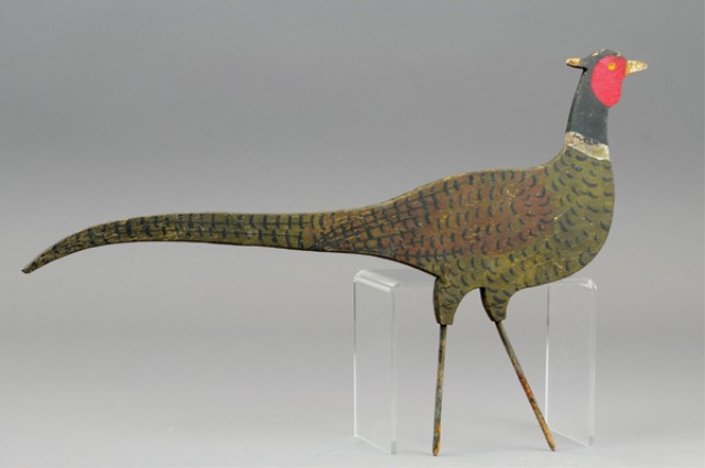 PHEASANT FIGURAL LAWN ORNAMENT