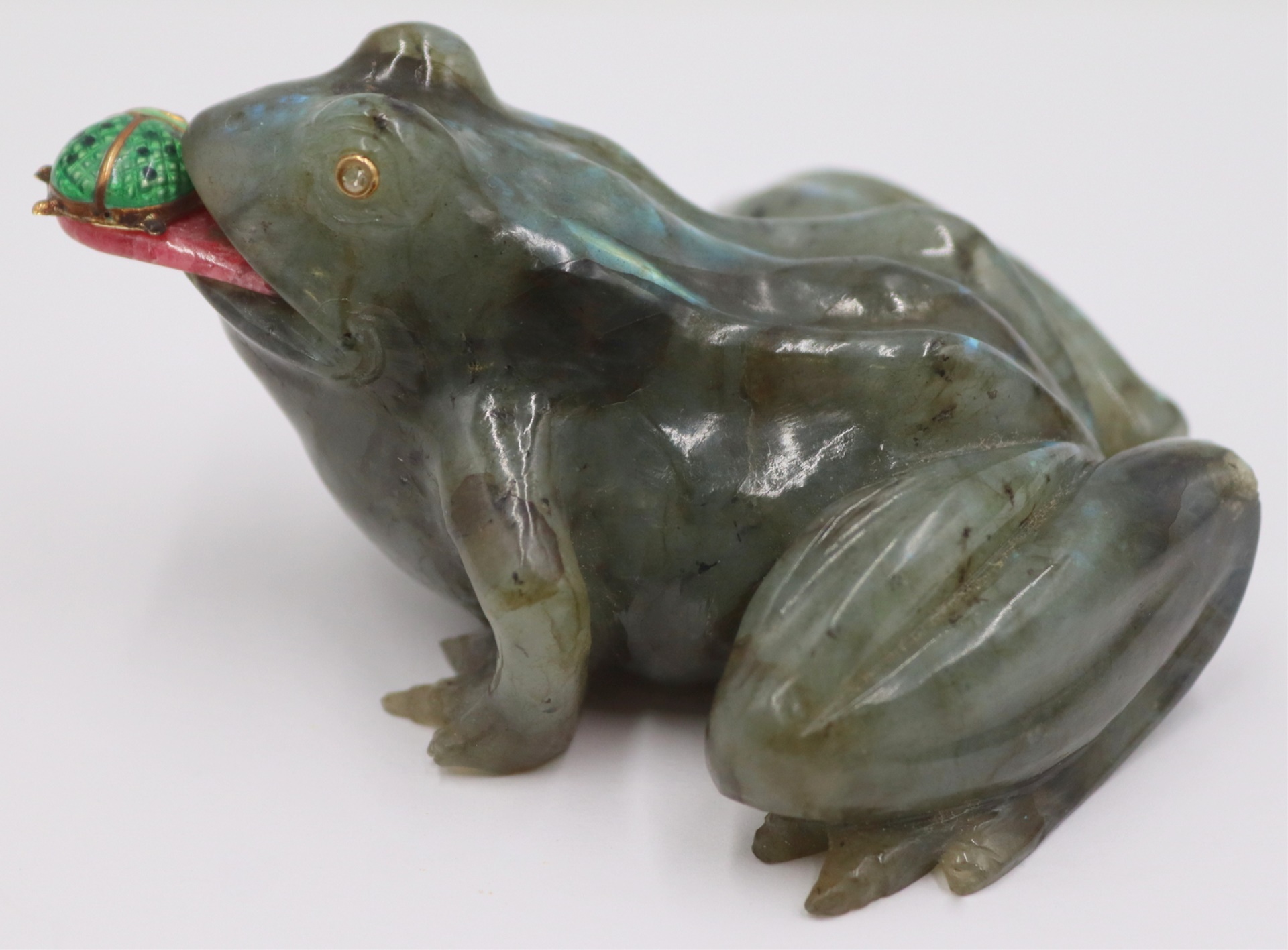 PHENOMENAL GEM FIGURAL CARVING A