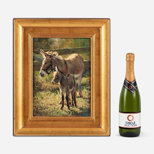 PHIL BECK "WATCHFUL EYE" (OIL ON