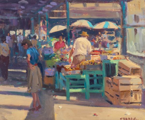 PHIL STARKE (B. 1957) OIL ON