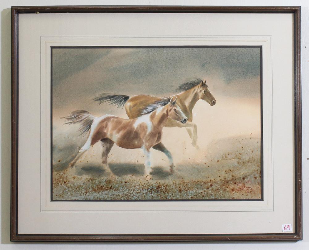 PHIL TYLER WATERCOLOR ON