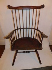PHILA. COMB BACK WINDSOR CHAIR