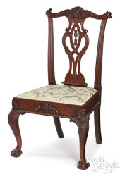 PHILADELPHIA CARVED MAHOGANY D