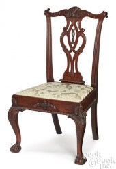 PHILADELPHIA CARVED MAHOGANY D