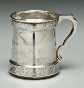 Philadelphia coin silver mug,