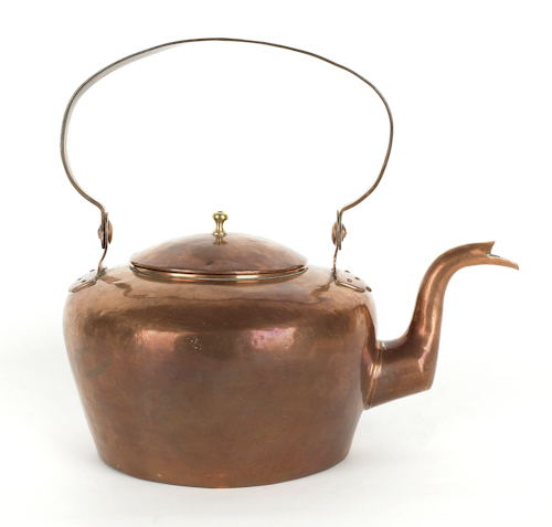 Philadelphia copper kettle ca. 1800