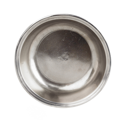 Philadelphia pewter basin ca.