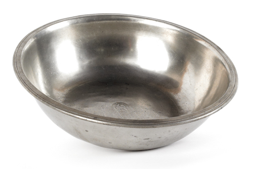 Philadelphia pewter basin ca.