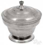 PHILADELPHIA PEWTER COVERED SU