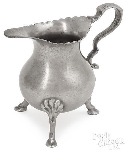PHILADELPHIA PEWTER CREAMER, CA.