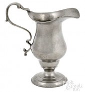 PHILADELPHIA PEWTER CREAMER, C