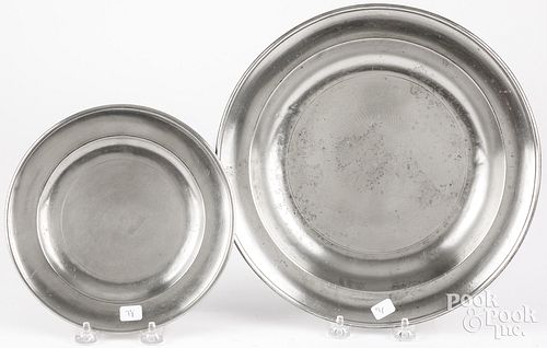 PHILADELPHIA PEWTER DEEP DISH AND