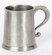 PHILADELPHIA PEWTER MUG, CA. 1