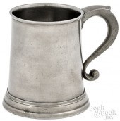 PHILADELPHIA PEWTER PINT MUG,