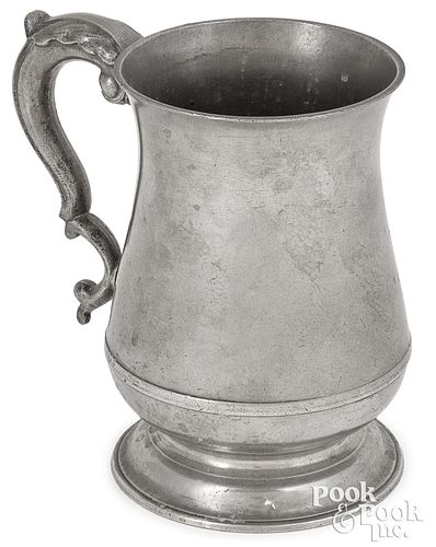 PHILADELPHIA PEWTER QUART MUG,