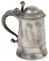 PHILADELPHIA PEWTER QUART TANK