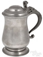 PHILADELPHIA PEWTER QUART TANK