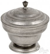 PHILADELPHIA PEWTER SUGAR BOWL