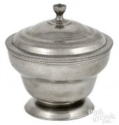 PHILADELPHIA PEWTER SUGAR BOWL