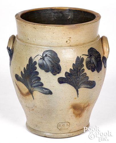 PHILADELPHIA STONEWARE CROCK,