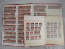 Philately. Two albums containing