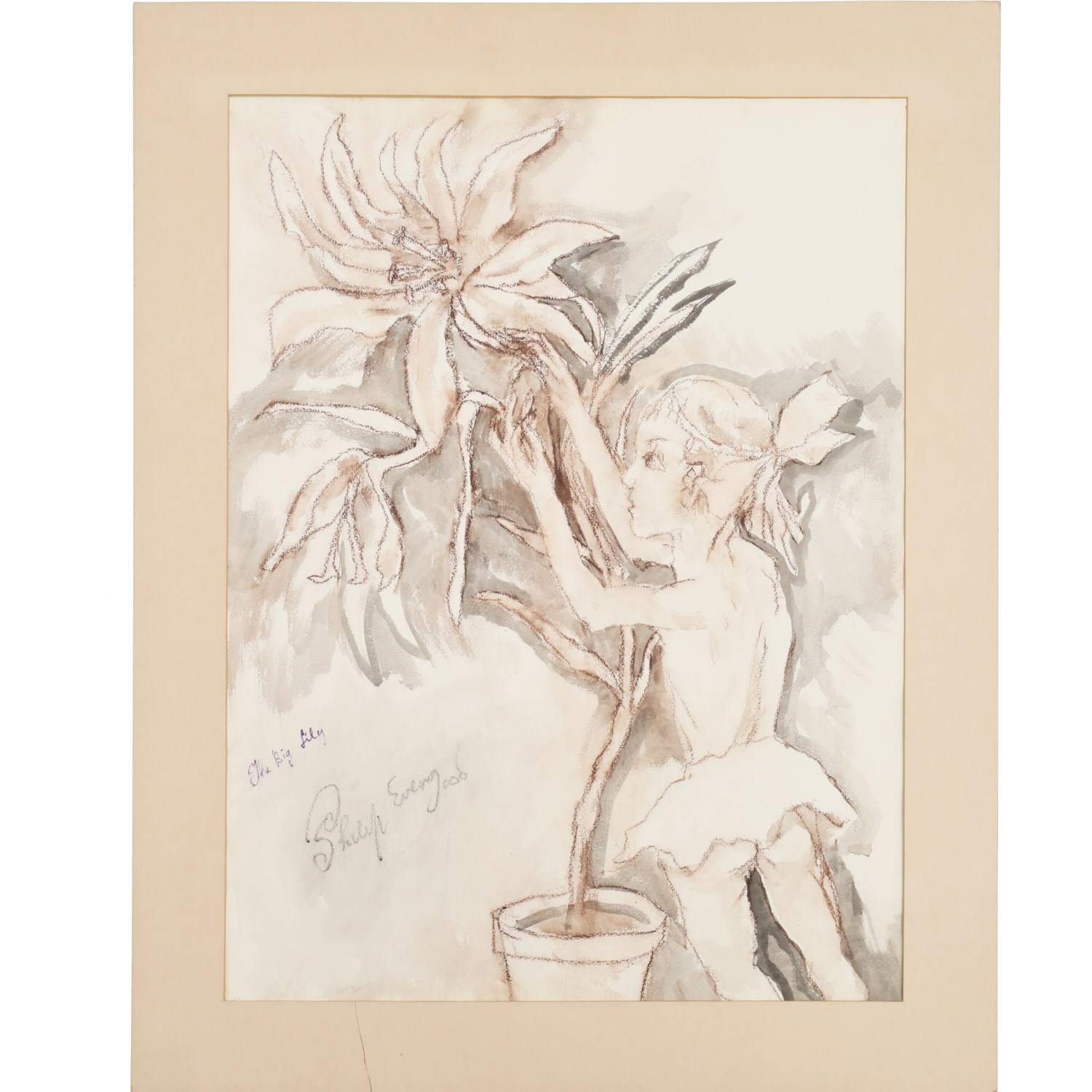 PHILIP EVERGOOD, LARGE DRAWING