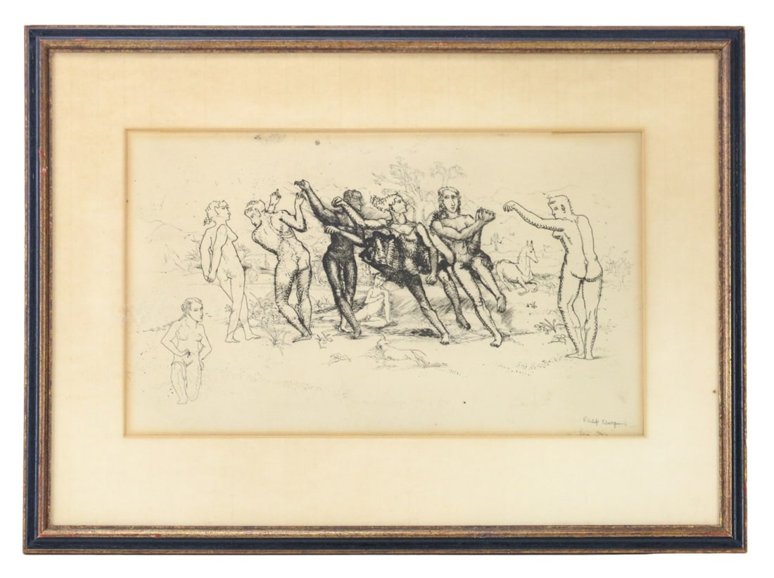 PHILIP EVERGOOD SIGNED ENGRAVING