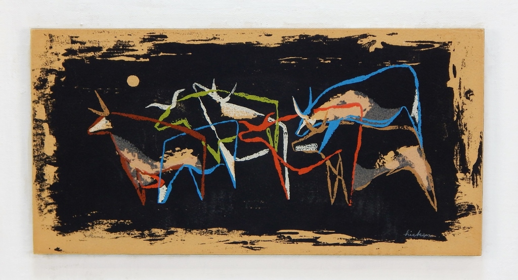 PHILIP HICKEN SEMI ABSTRACT BUFFALO