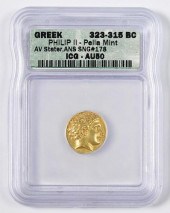 PHILIP II AV STATER, PELLA MIN