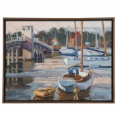 PHILIP KOCH. "HARBOR MORNING,"