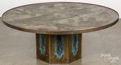 PHILIP LAVERNE "CHAN" CENTER TABLE,