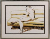 Philip Pearlstein color lithog