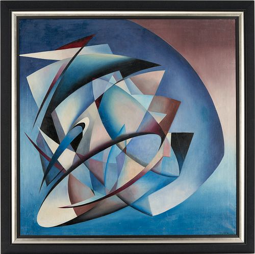 PHILIP PERKINS LARGE O/C ABSTRACT