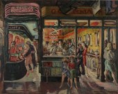 PHILIP REISMAN OIL ON MASONITE
