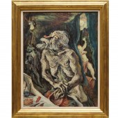 PHILIP REISMAN, OIL ON MASONIT