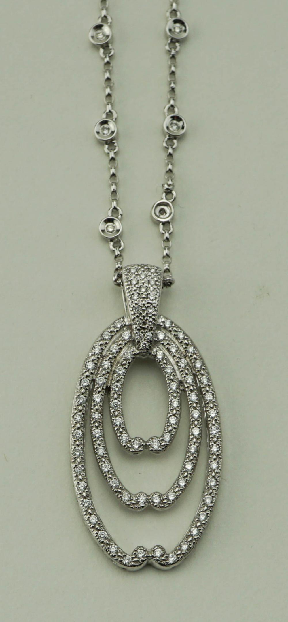PHILIPPE CHARRIOL 18K WHITE GOLD