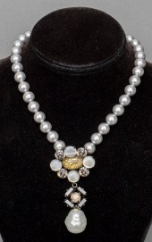 PHILIPPE FERRANDIS FAUX PEARL
