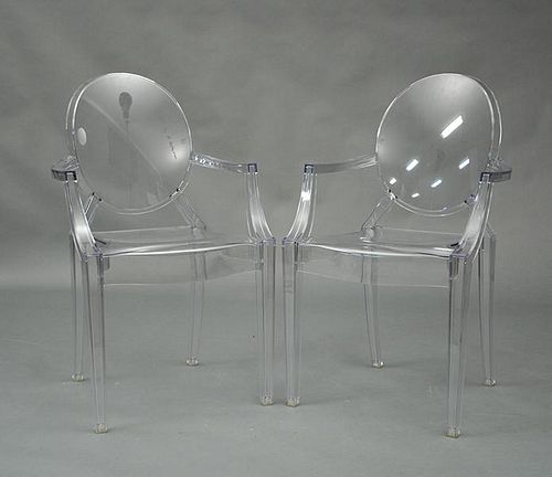 PHILIPPE STARK DESIGN CHAIRSPair of