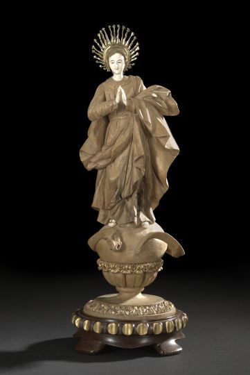 Philippine Carved Wood and Ivory